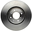 2012 Honda Insight - Front, Driver or Passenger Side Brake Disc, Natural Finish, Plain Surface, 1.3L 4Cyl, DuraStop Series