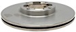18A395A Front, Driver or Passenger Side Brake Disc, Natural Finish, Plain Surface, 1.2L, 3Cyl, Advantage Series