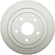 18A396AC Rear, Driver or Passenger Side Brake Disc, Plain Surface, 5 Lugs, 266.7 mm, Silver Series