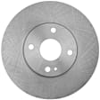 1998 Mercury Tracer - Front, Driver or Passenger Side Brake Disc, Plain Surface, 256.79 mm, FWD, Advantage Series