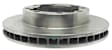 18A489A Front, Driver or Passenger Side Brake Disc, Plain Surface, Vented, 8 Lugs, 4WD, Advantage Series