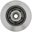 18A503 Front, Driver or Passenger Side Brake Disc, Natural Finish, Plain Surface, RWD, DuraStop Series