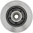 18A503 Front, Driver or Passenger Side Brake Disc, Natural Finish, Plain Surface, RWD, DuraStop Series