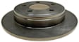18A550A Rear, Driver or Passenger Side Brake Disc, Natural Finish, Plain Surface, Advantage Series
