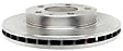 18A552A Front, Driver or Passenger Side Brake Disc, Plain Surface,, FWD, Advantage Series