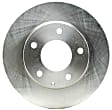 18A552A Front, Driver or Passenger Side Brake Disc, Plain Surface,, FWD, Advantage Series