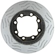 18A558SD Front, Driver or Passenger Side Brake Disc, Natural Finish, Slotted, Vented, 317.5 mm, Specialty Series