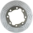 18A558SD Front, Driver or Passenger Side Brake Disc, Natural Finish, Slotted, Vented, 317.5 mm, Specialty Series