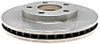 18A559A Front, Driver or Passenger Side Brake Disc, Natural Finish, Plain Surface, 277.88 mm, Advantage Series