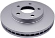 18A559AC Rear, Driver or Passenger Side Brake Disc, Natural Finish, Plain Surface, Advantage Series