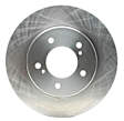 18A561A Front, Driver or Passenger Side Brake Disc, Natural Finish, Plain Surface, OE Replacement Series
