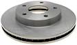 18A60A Brake Disc, Natural Finish, Plain Surface, OE Replacement Series