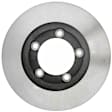 18A686 Front, Driver or Passenger Side Brake Disc, Natural Finish, Plain Surface, DuraStop Series