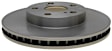 18A689A Front, Driver or Passenger Side Brake Disc, Natural Finish, Plain Surface, 1.8L, 4Cyl, OE Replacement Series