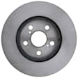 18A689A Front, Driver or Passenger Side Brake Disc, Natural Finish, Plain Surface, 1.8L, 4Cyl, OE Replacement Series
