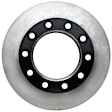 18A717 Rear, Driver or Passenger Side Brake Disc, Natural Finish, Plain Surface, DuraStop Series