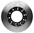 18A717 Rear, Driver or Passenger Side Brake Disc, Natural Finish, Plain Surface, DuraStop Series