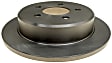 18A731A Rear, Driver or Passenger Side Brake Disc, Plain Surface, 5 Lugs,, Advantage Series