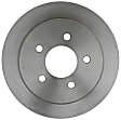 18A731A Rear, Driver or Passenger Side Brake Disc, Plain Surface, 5 Lugs,, Advantage Series