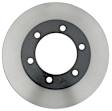 18A735 Front, Driver or Passenger Side Brake Disc, Natural Finish, Plain Surface, DuraStop Series