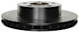 18A736A Front Brake Disc, Plain Surface, 5 Lugs, 285.75 mm,, Advantage Series