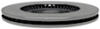 18A81010A Front Brake Disc, Plain Surface,, Advantage Series