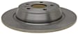 18A81012 Rear Brake Disc, Plain Surface, Solid,, Professional Series