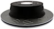18A81032SD Rear, Driver or Passenger Side Brake Disc, Natural Finish, Slotted, Vented, 6 Lugs, Performance Gold Series