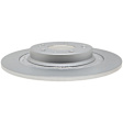 18A81056AC Rear, Driver or Passenger Side Brake Disc, Plain Surface, 5 Lugs, 302.01 mm, Advantage Series