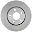 1999 Cadillac DeVille - Front, Driver or Passenger Side Brake Disc, Natural Finish, Plain Surface, Vented, 5 Lugs, 302.77 mm, With Front Disc, With Rear Disc, GM Brake Code JL9, 4.6L 8Cyl, Advantage Series