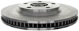 1999 Cadillac DeVille - Front, Driver or Passenger Side Brake Disc, Natural Finish, Plain Surface, Vented, 5 Lugs, 302.77 mm, With Front Disc, With Rear Disc, GM Brake Code JL9, 4.6L 8Cyl, Advantage Series