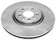18A81768 Front, Driver or Passenger Side Brake Disc, Plain Surface, Vented, 5 Lugs, Professional Series