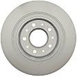 18A81999 Rear, Driver or Passenger Side Brake Disc, Plain Surface, 5 Lugs,, Gold Series