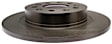 18A81999A Rear, Driver or Passenger Side Brake Disc, Plain Surface, 5 Lugs, Silver Series