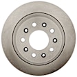 18A81999A Rear, Driver or Passenger Side Brake Disc, Plain Surface, 5 Lugs, Silver Series