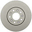 18A82000 Front, Driver or Passenger Side Brake Disc, Plain Surface, 5 Lugs, Professional Series