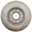 18A82000A Front, Driver or Passenger Side Brake Disc, Natural Finish, Plain Surface, Advantage Series