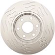 18A82038SD Front, Driver or Passenger Side Brake Disc, Slotted, 6 Lugs, Gold Series