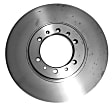 1994 Mitsubishi Montero - Front, Driver or Passenger Side Brake Disc, Natural Finish, Plain Surface, 3.5L 6Cyl, Advantage Series