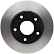 18A862 Front, Driver or Passenger Side Brake Disc, Natural Finish, Plain Surface, DuraStop Series