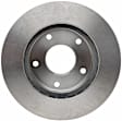 18A862 Front, Driver or Passenger Side Brake Disc, Natural Finish, Plain Surface, DuraStop Series