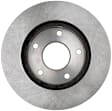 2000 Isuzu Hombre - Front, Driver or Passenger Side Brake Disc, Natural Finish, Plain Surface, Vented, 5 Lugs, 4WD, Advantage Series