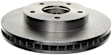 2000 Isuzu Hombre - Front, Driver or Passenger Side Brake Disc, Natural Finish, Plain Surface, Vented, 5 Lugs, 4WD, Advantage Series