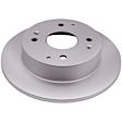 18A868AC Rear, Driver or Passenger Side Brake Disc, Plain Surface, 4 Lugs, FWD, Advantage Series