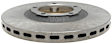 18A869A Front, Driver or Passenger Side Brake Disc, Plain Surface, 5 Lugs, FWD, 2.3L, 4Cyl, Advantage Series