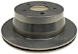 18A875A Rear, Driver or Passenger Side Brake Disc, Plain Surface, Solid, 5 Lugs,, Advantage Series