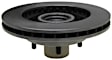 2000 Chevrolet S10 - Front, Driver or Passenger Side Brake Disc, Plain Surface, Vented, 5 Lugs, 266.7 mm, RWD, Advantage Series