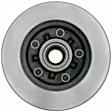 1984 Chevrolet Monte Carlo - Front, Driver or Passenger Side Brake Disc, Natural Finish, Plain Surface, 266.7 mm, 5.7L 8Cyl, DuraStop Series