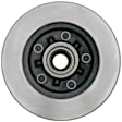1984 Chevrolet Monte Carlo - Front, Driver or Passenger Side Brake Disc, Natural Finish, Plain Surface, 266.7 mm, 5.7L 8Cyl, DuraStop Series