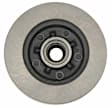 18A87A Front, Driver or Passenger Side Brake Disc, Plain Surface, Vented, 5 Lugs, Advantage Series